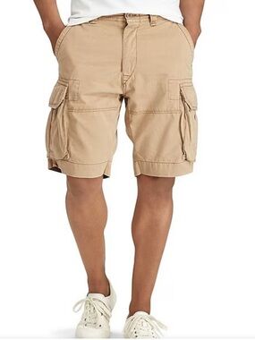 Polo Ralph Lauren Gellar Tan Cargo Shorts | Men's Size 40